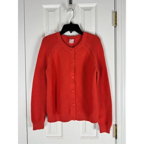 NWT Hanna Andersson Girls Orange Sweater Size 150 US 12 - Picture 1 of 4